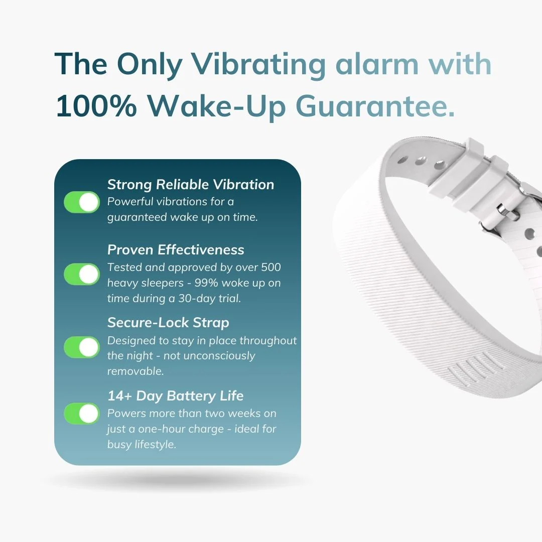 100% Wake-Up Alarm Pro - White - Image 4