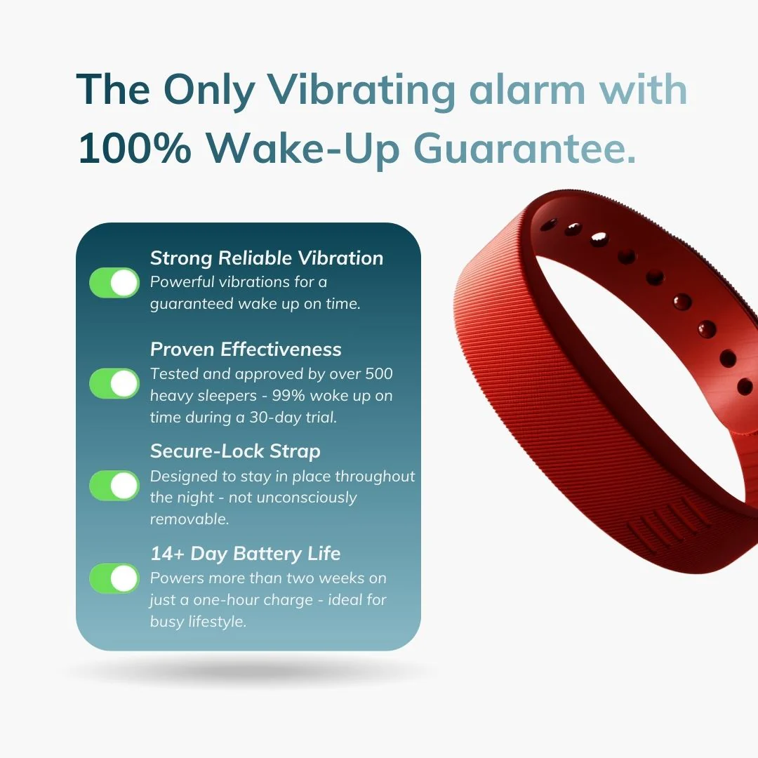 100% Wake-Up Alarm - Red - Image 3